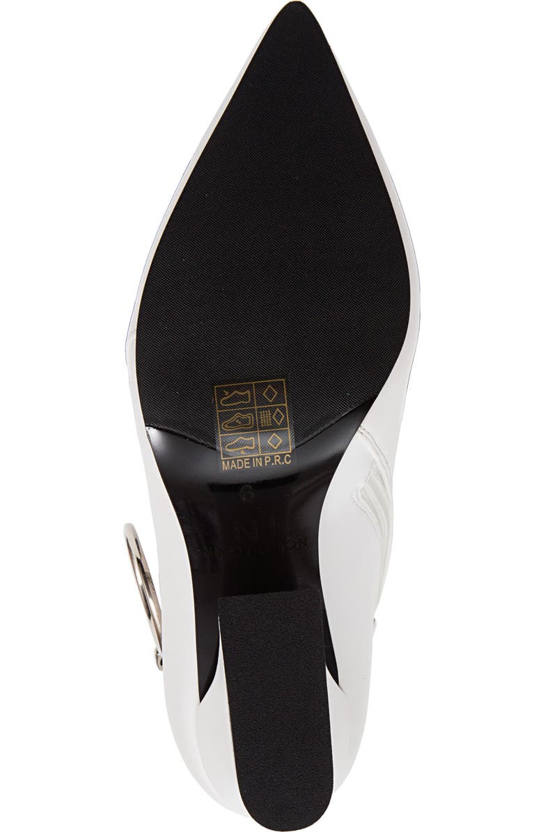 NINETY UNION O-Ring Zip Bootie, Alternate, color, White