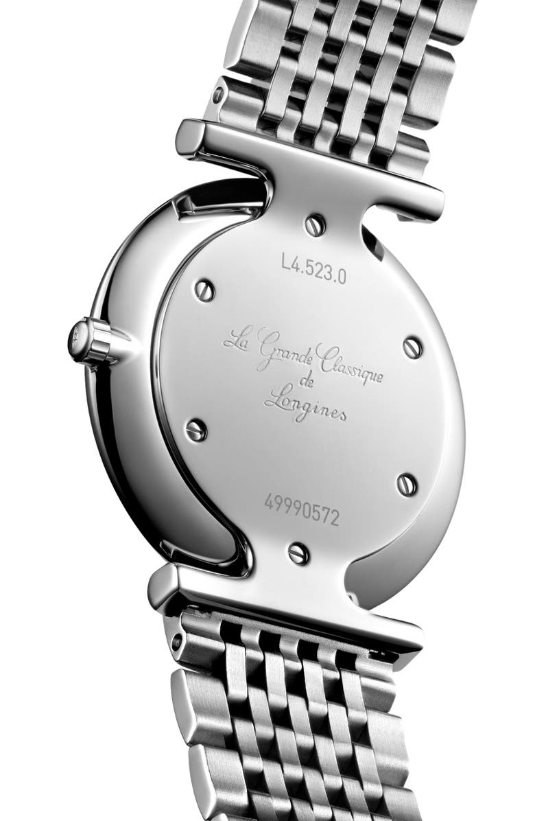 Longines La Grande Classique de Longines Diamond Bracelet Watch, 28mm, Alternate, color, 
