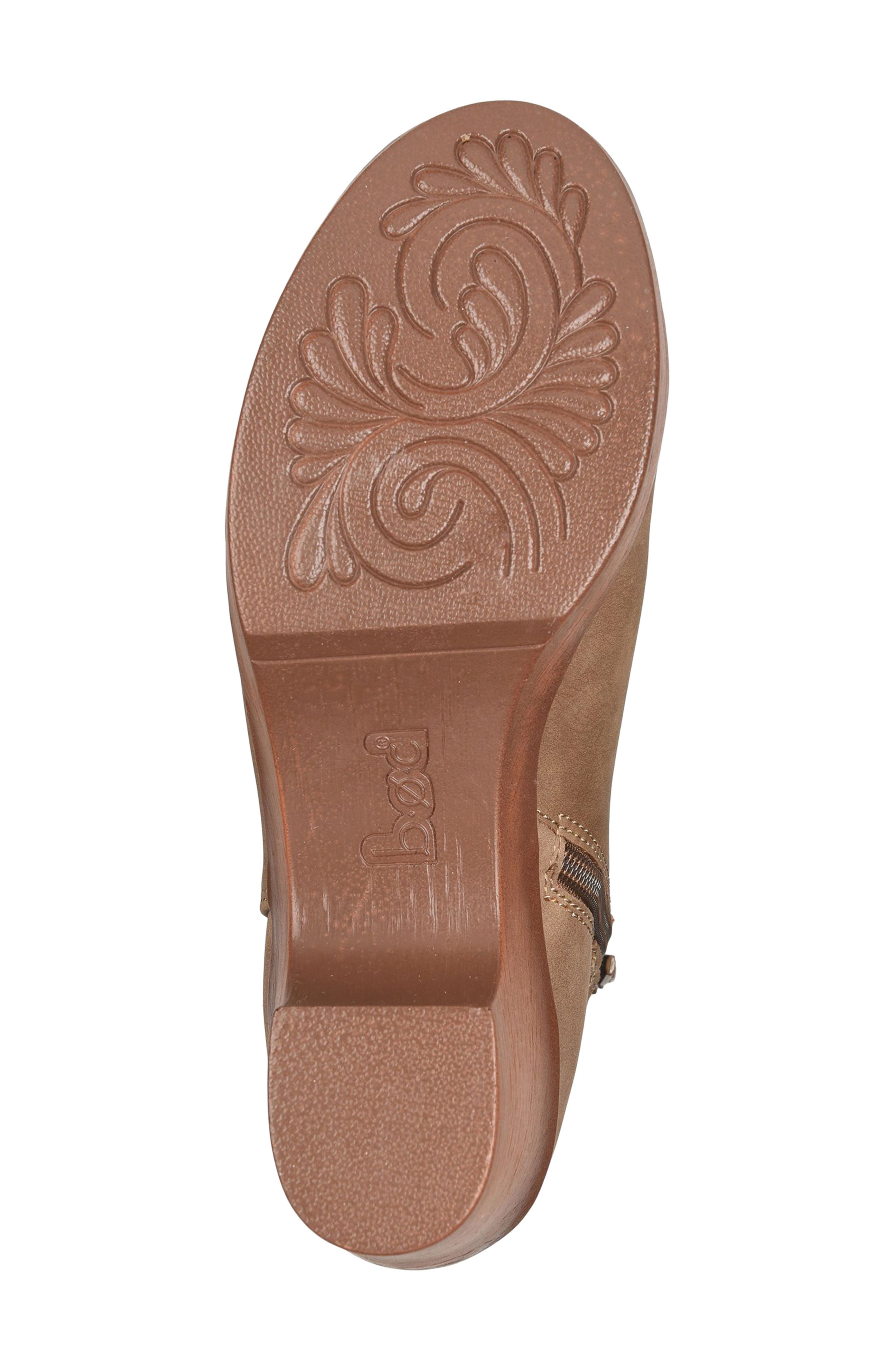 Amira Faux Leather Bootie, Alternate, color, LIGHT TAUPE NUBUCK