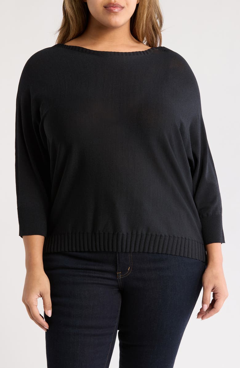 T Tahari Dolman Sleeve Sweater Top, Main, color, 