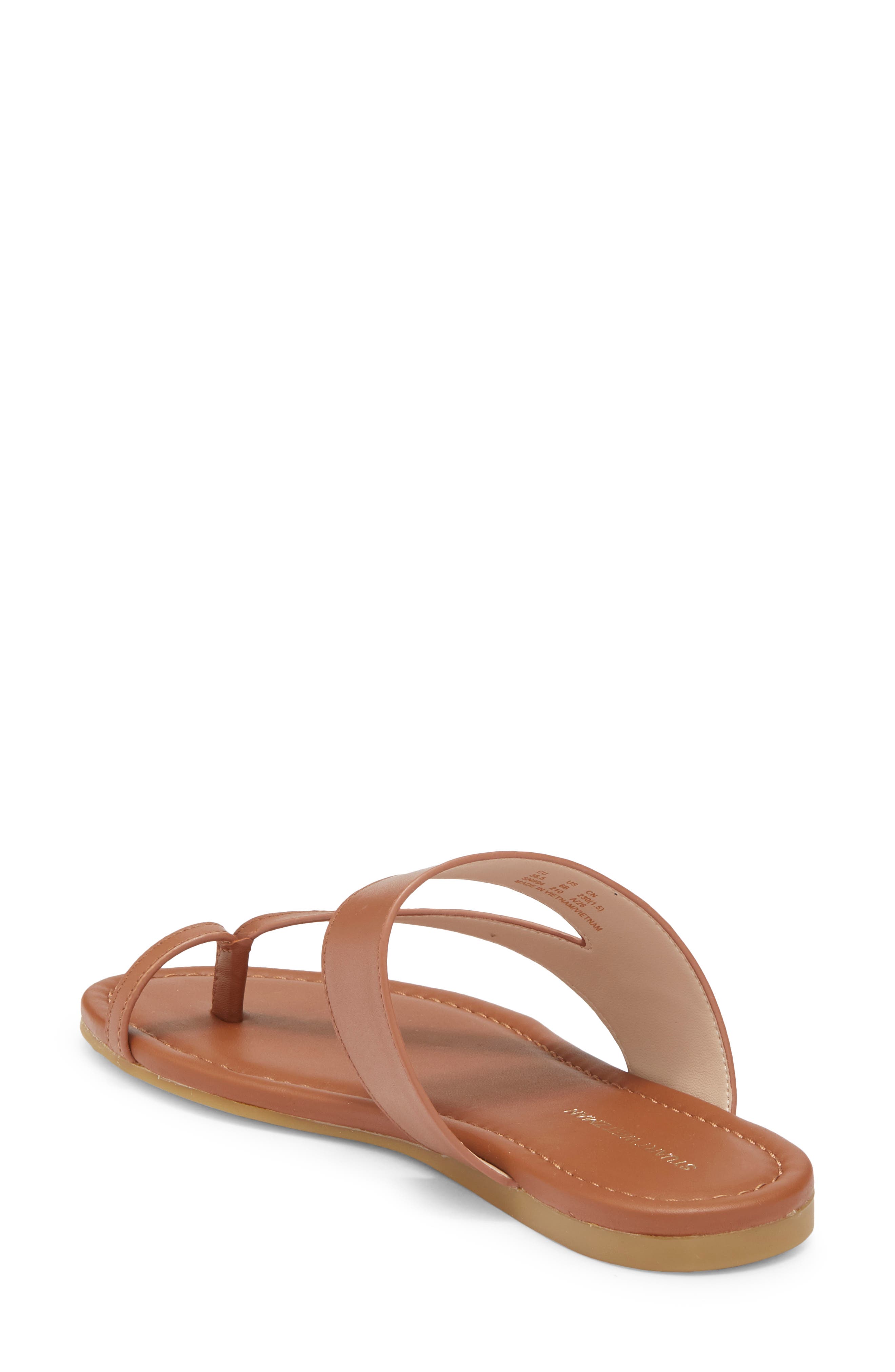 Remy Toe Strap Sandal, Alternate, color, SADDLE