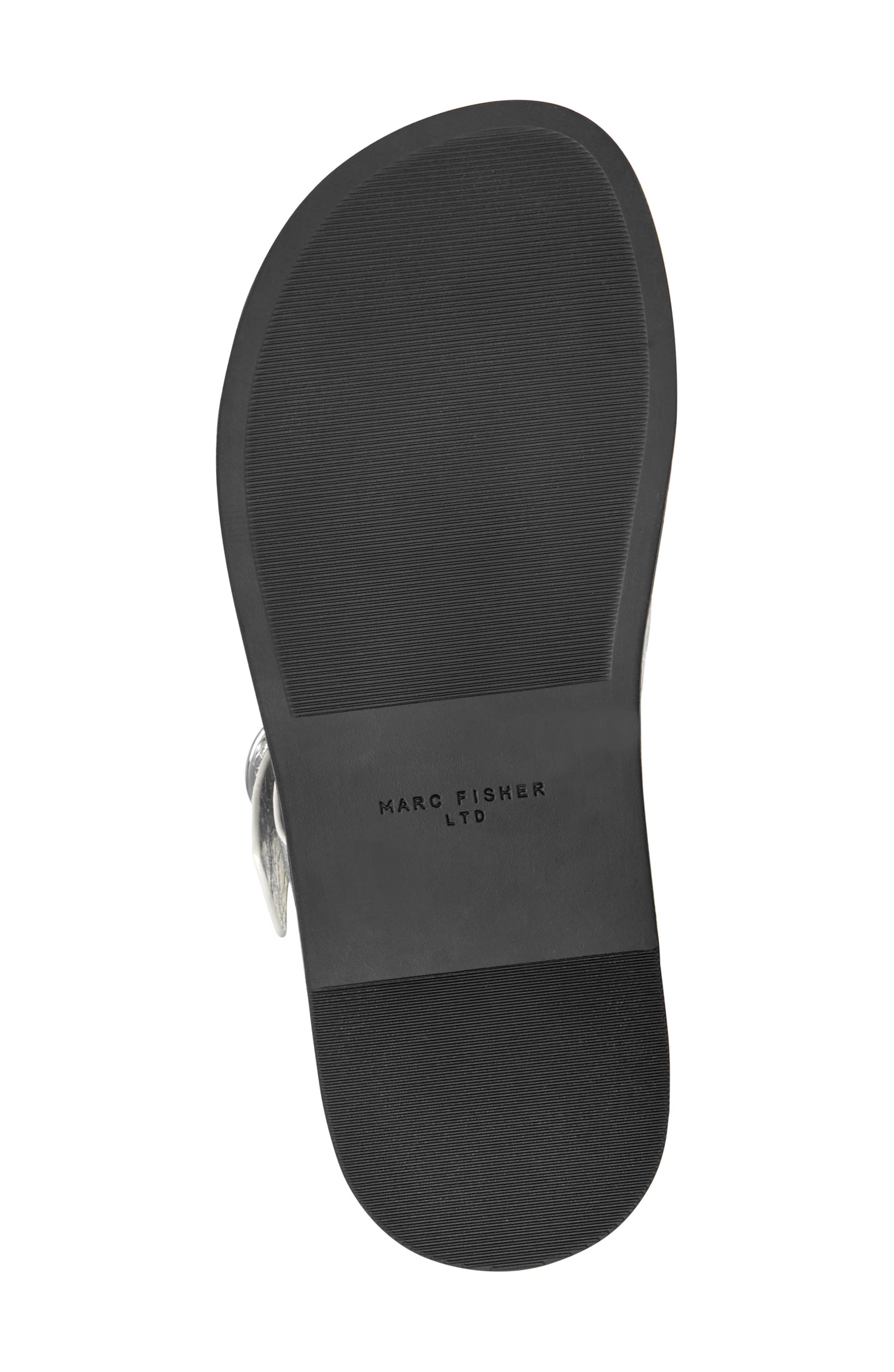 Gia Slide Sandal, Alternate, color, METALLIC SILVER