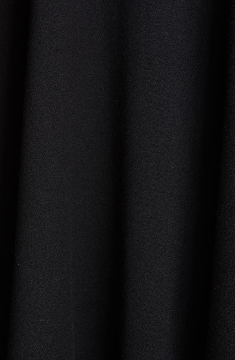 McQueen Alexander McQueen Selvedge Stripe Wool & Cashmere Cape, Alternate, color, 