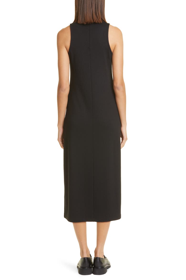 Sleeveless Mock Neck Dress, Alternate, color, BLACK