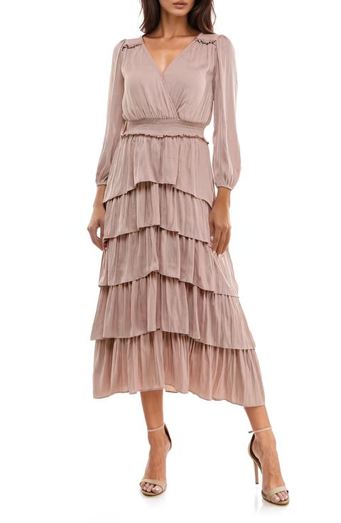 Ruffle Tiered Midi Dress