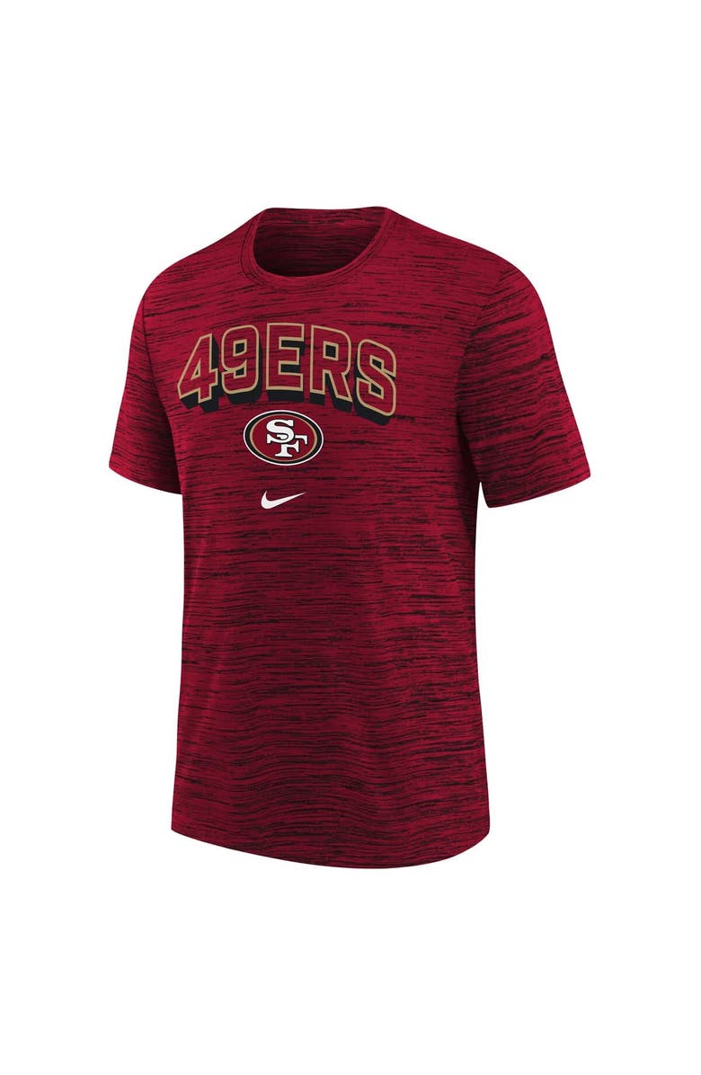 Nike Youth Nike  Red San Francisco 49ers Sideline Velocity Performance T-Shirt, Alternate, color, 