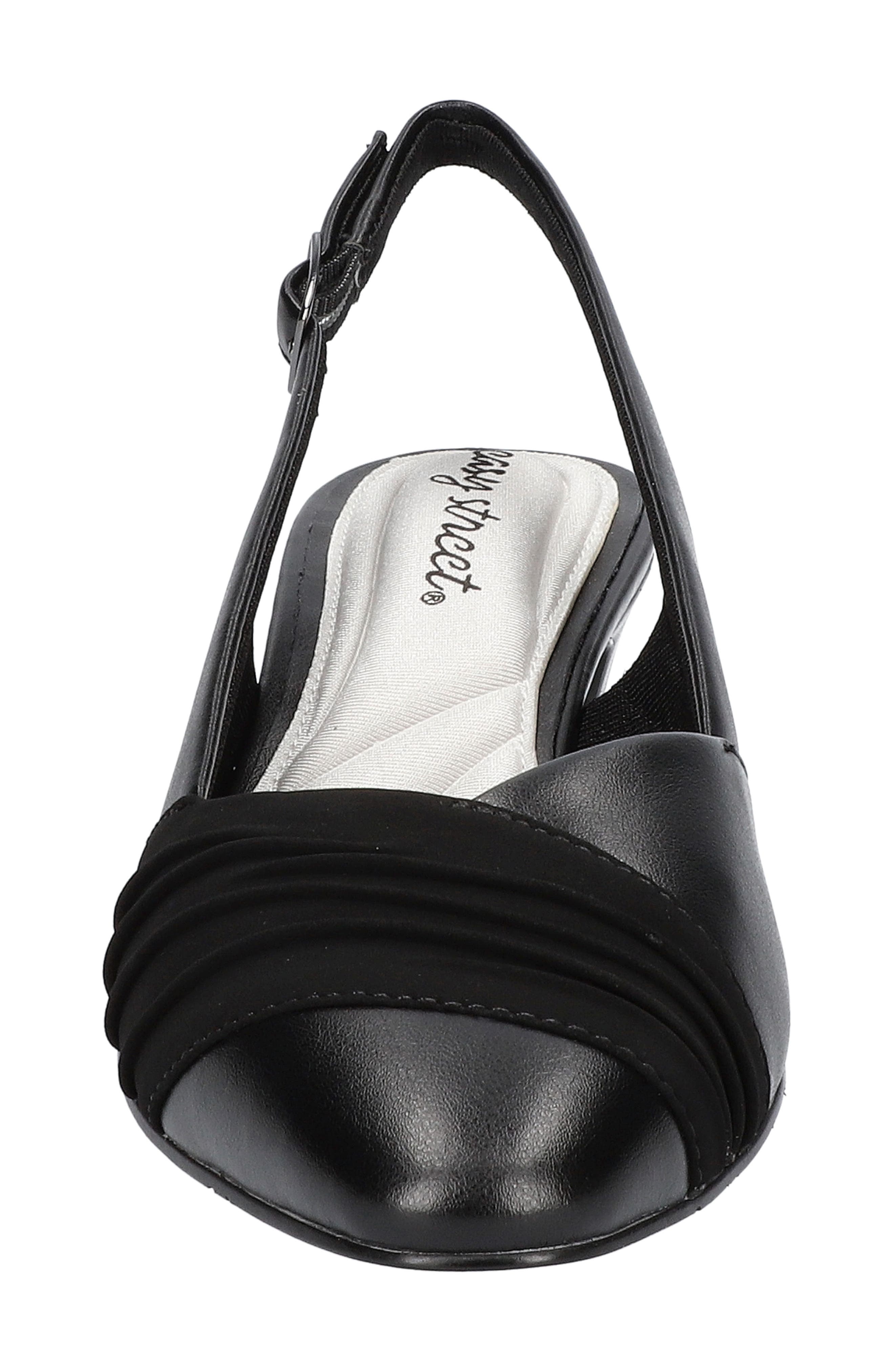 EASY STREET Bates Slingback Pump - Multiple Widths Available, Alternate, color, Black