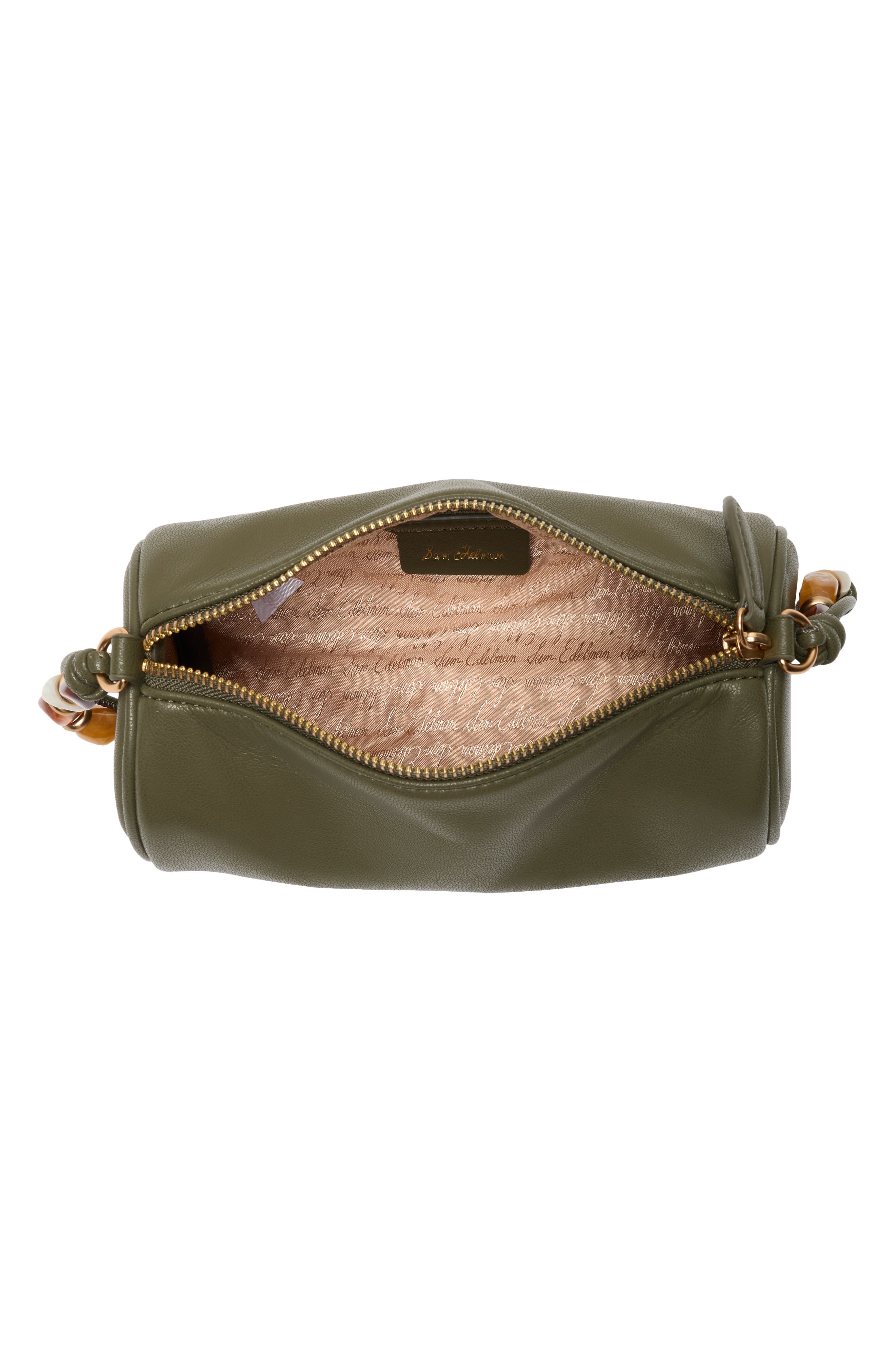 Elmina Beaded Shoulder Bag, Alternate, color, OLIVE