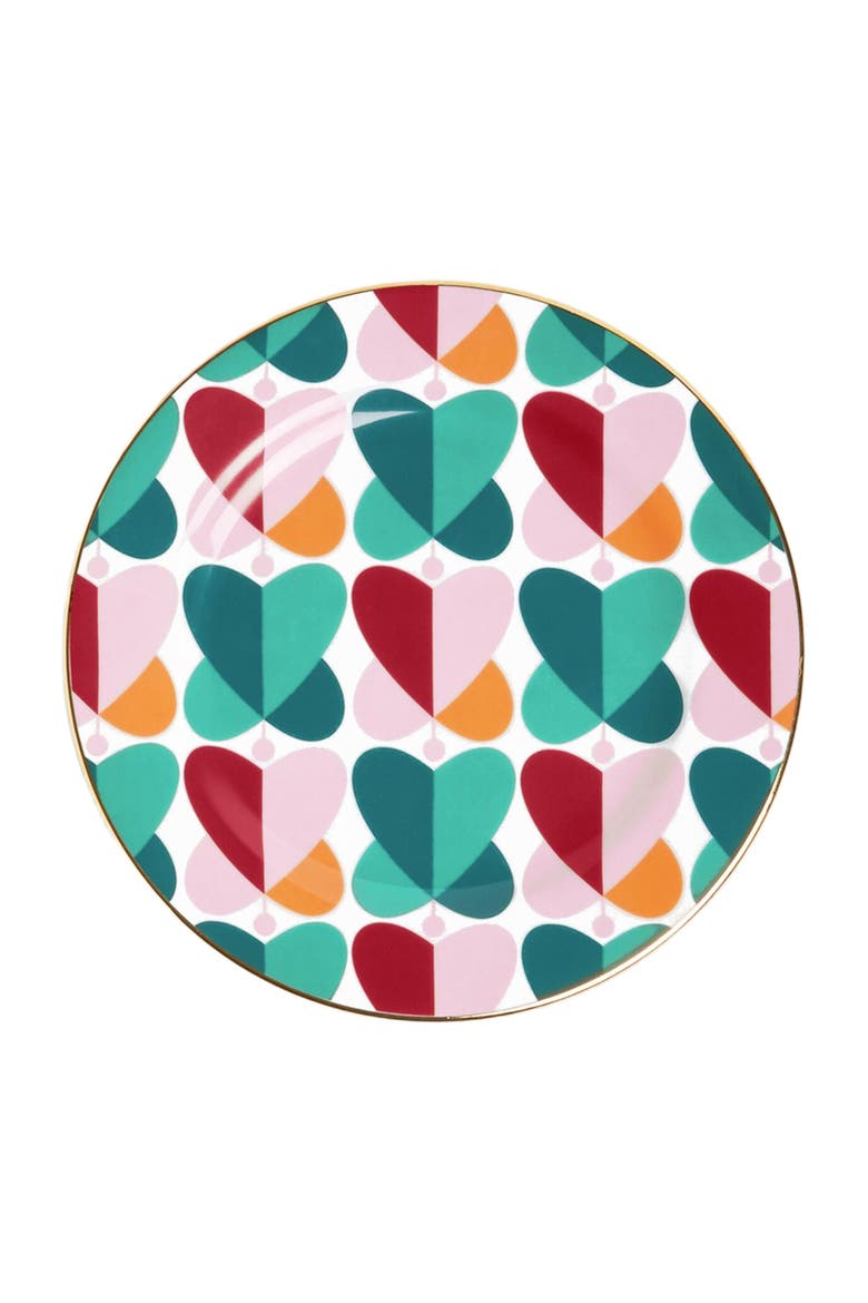 Dessert Plates Set Of 6 Slinky Mix, Alternate, color, Slinky Mix