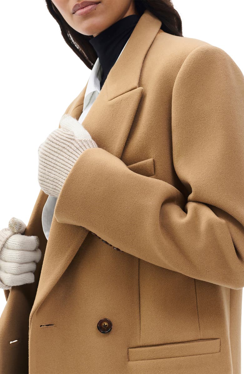 rag & bone Blake Tonal Wool Blend Knit Gloves, Alternate, color, Ivory Multi