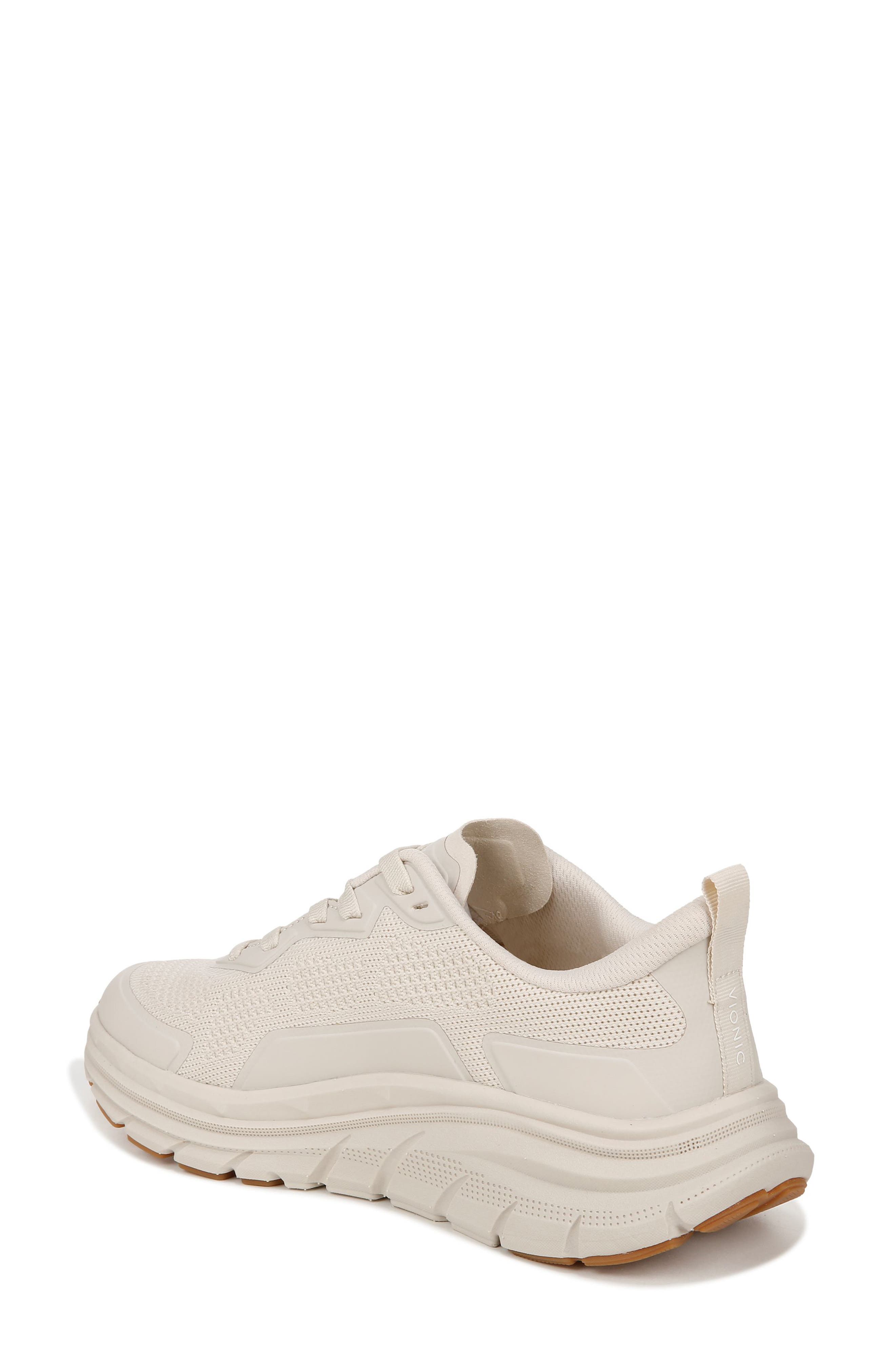 Vionic Walk Max Water Repellent Sneaker, Alternate, color, Cream