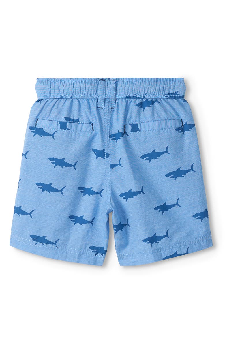 Hatley Kids' Shark Print Cotton Shorts, Alternate, color,