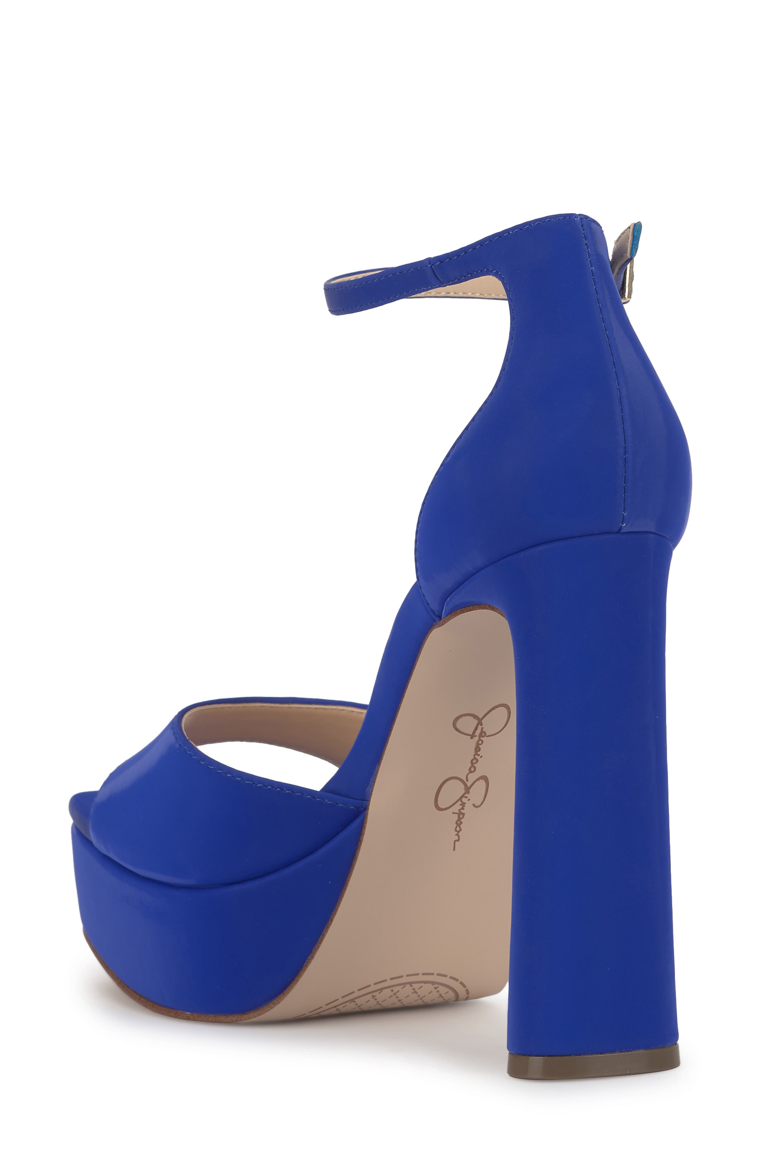 Telxia 2 Ankle Strap Platform Sandal, Alternate, color, BLUE ROYALE