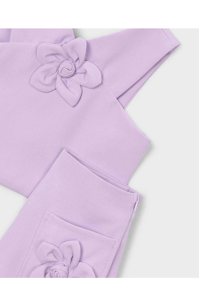 Mayoral Floral Two-Piece Set, Alternate, color, Lavender