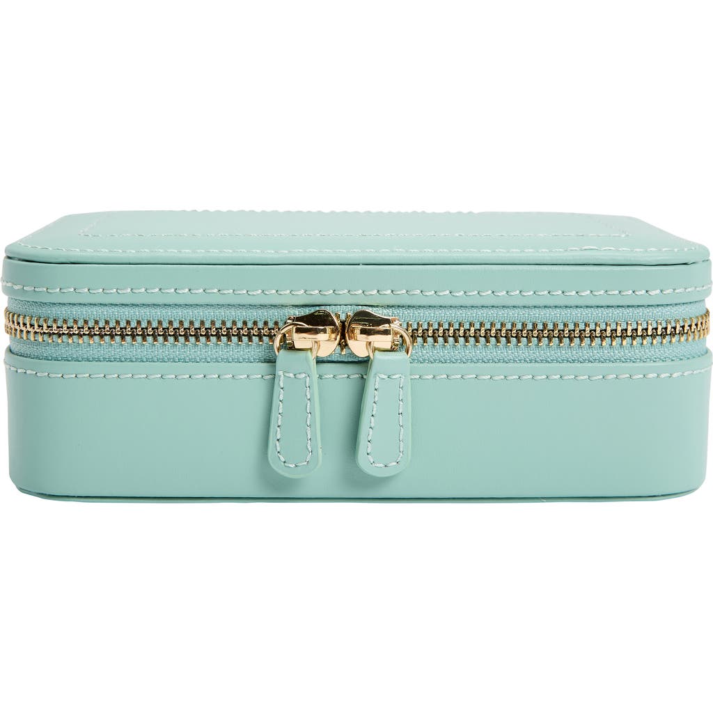 Wolf Sophia Travel Zip Case In Green