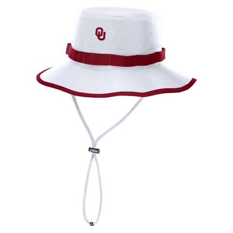 Men's Jordan Brand White Oklahoma Sooners 2026 Sideline Apex Boonie Bucket Hat
