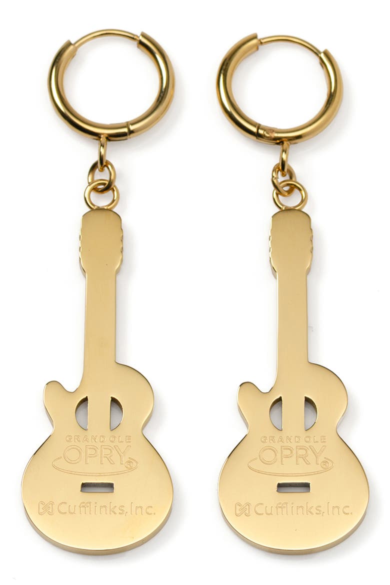 Grand Ole Opry Guitar Earrings, Alternate, color, GOLD