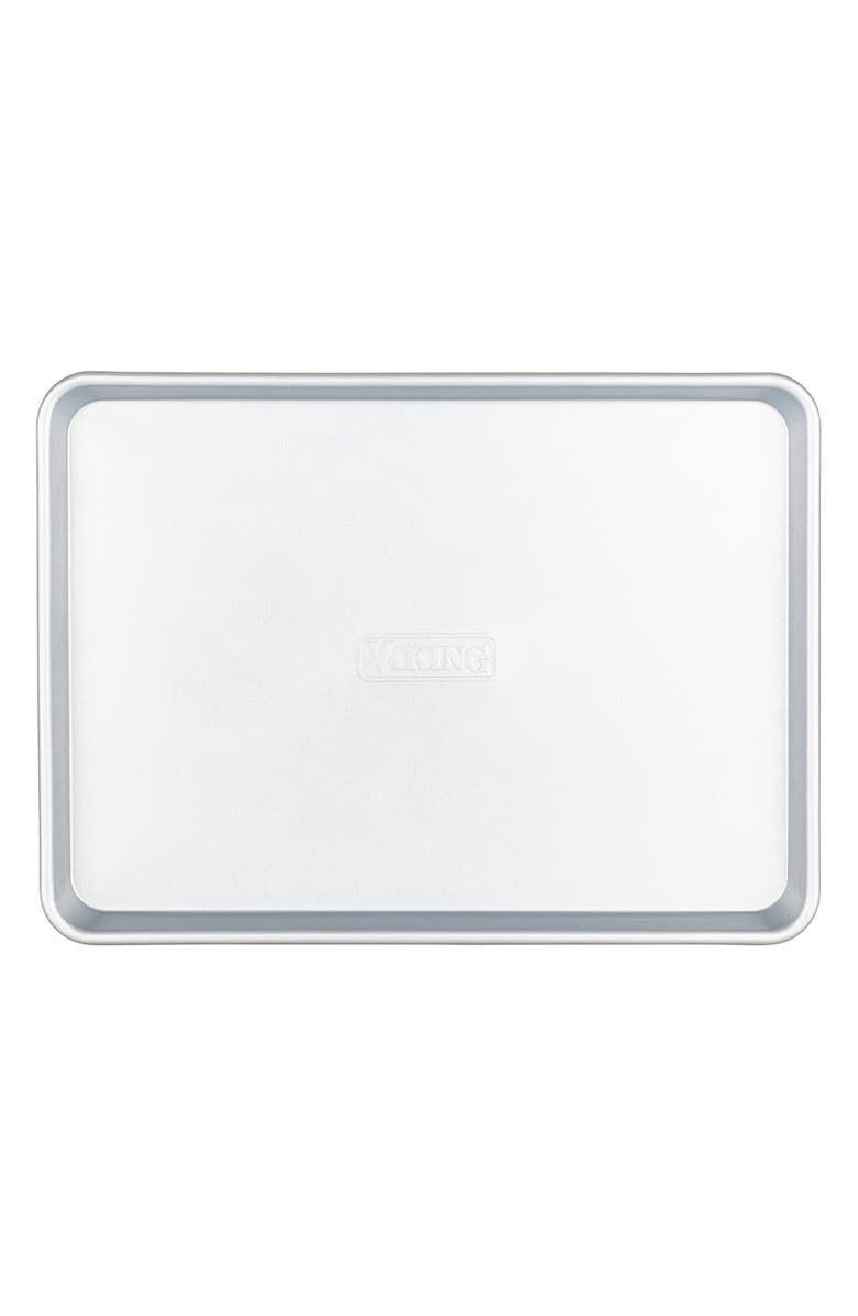 Viking Large Aluminized Nonstick Baking Sheet, Main, color, Steel