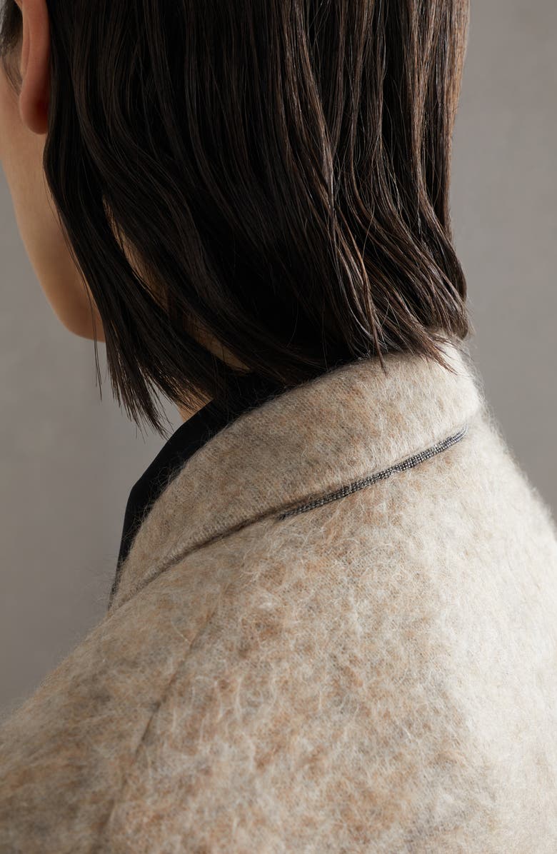 Brunello Cucinelli Knit blazer with monili, Alternate, color, 