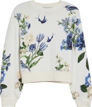 Alice + Olivia Russell Sequin Sweatshirt