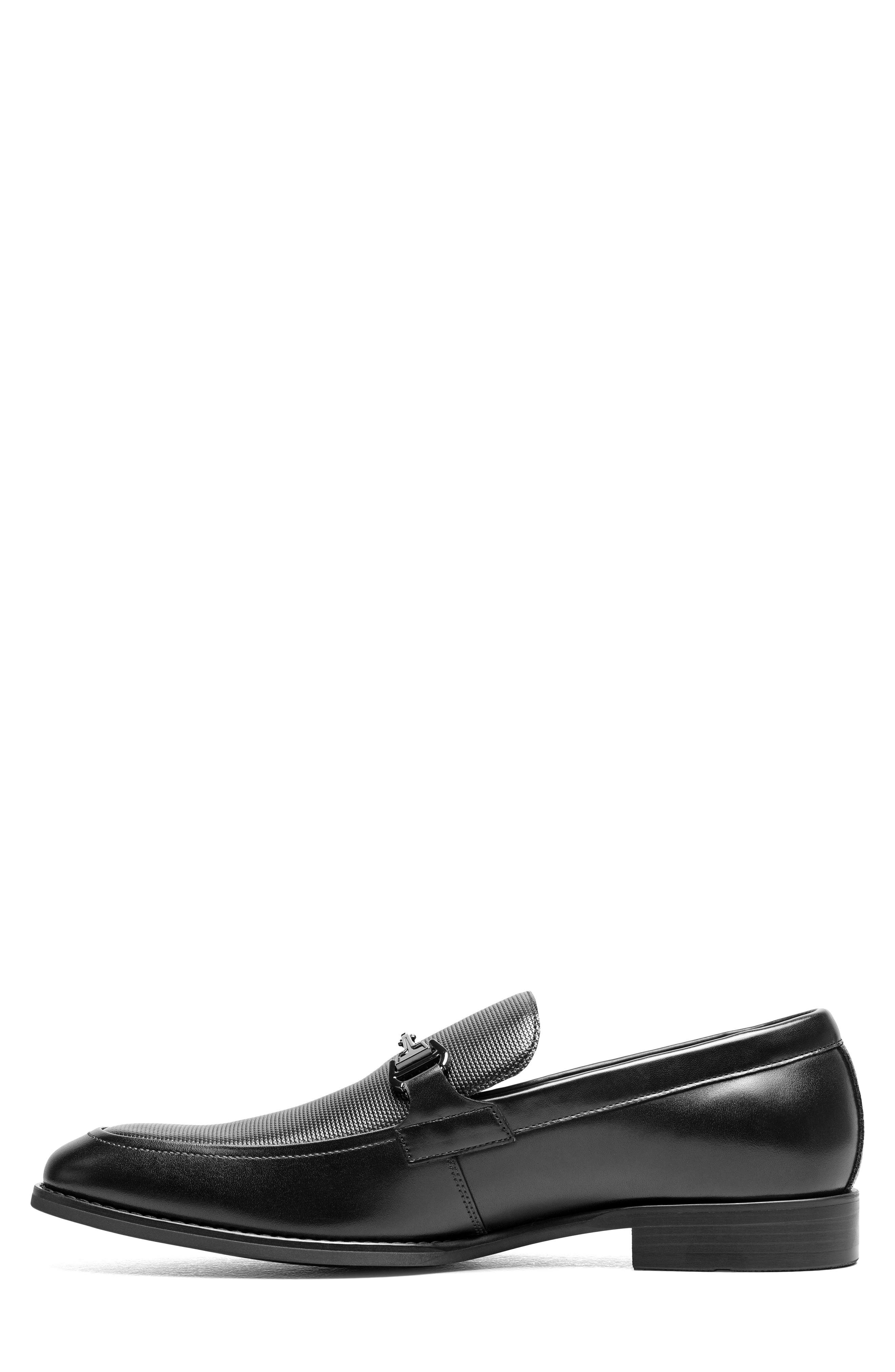 Lawton Moc Toe Slip-On, Alternate, color, BLACK