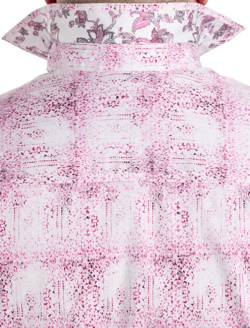 Robert Graham By Dxl Big & Tall Dreamweaver Sport Shirt In Pink
