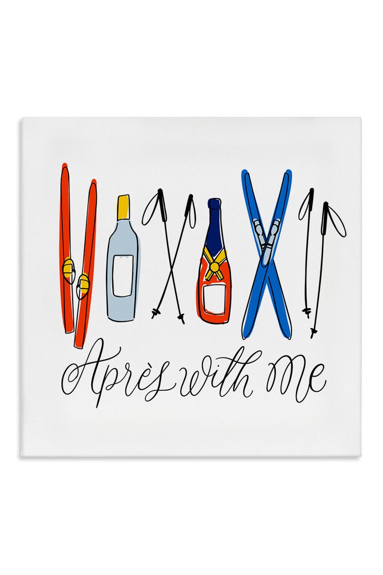 Après With Me Canvas Wall Art, Main, color, MULTI-COLOR