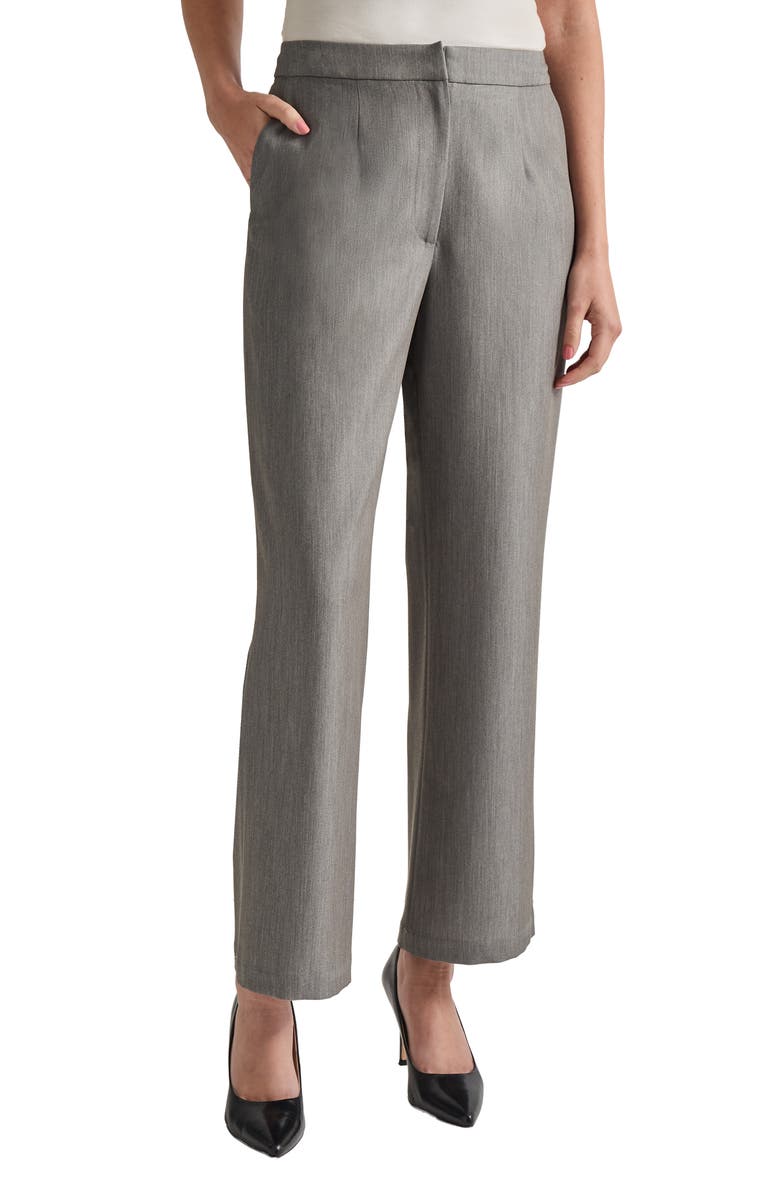 Misook Stretch Woven Wide Leg Pants, Main, color, 