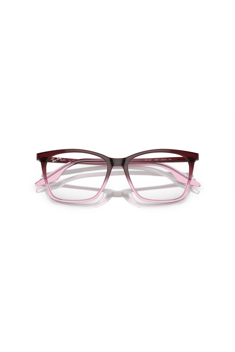 52mm Cat Eye optical glasses, Alternate, color, Red