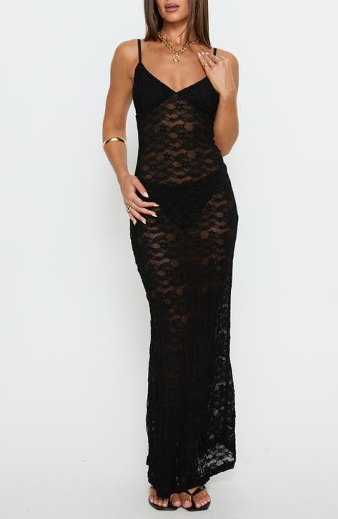 Blackpool Lace V-Neck Maxi Dress