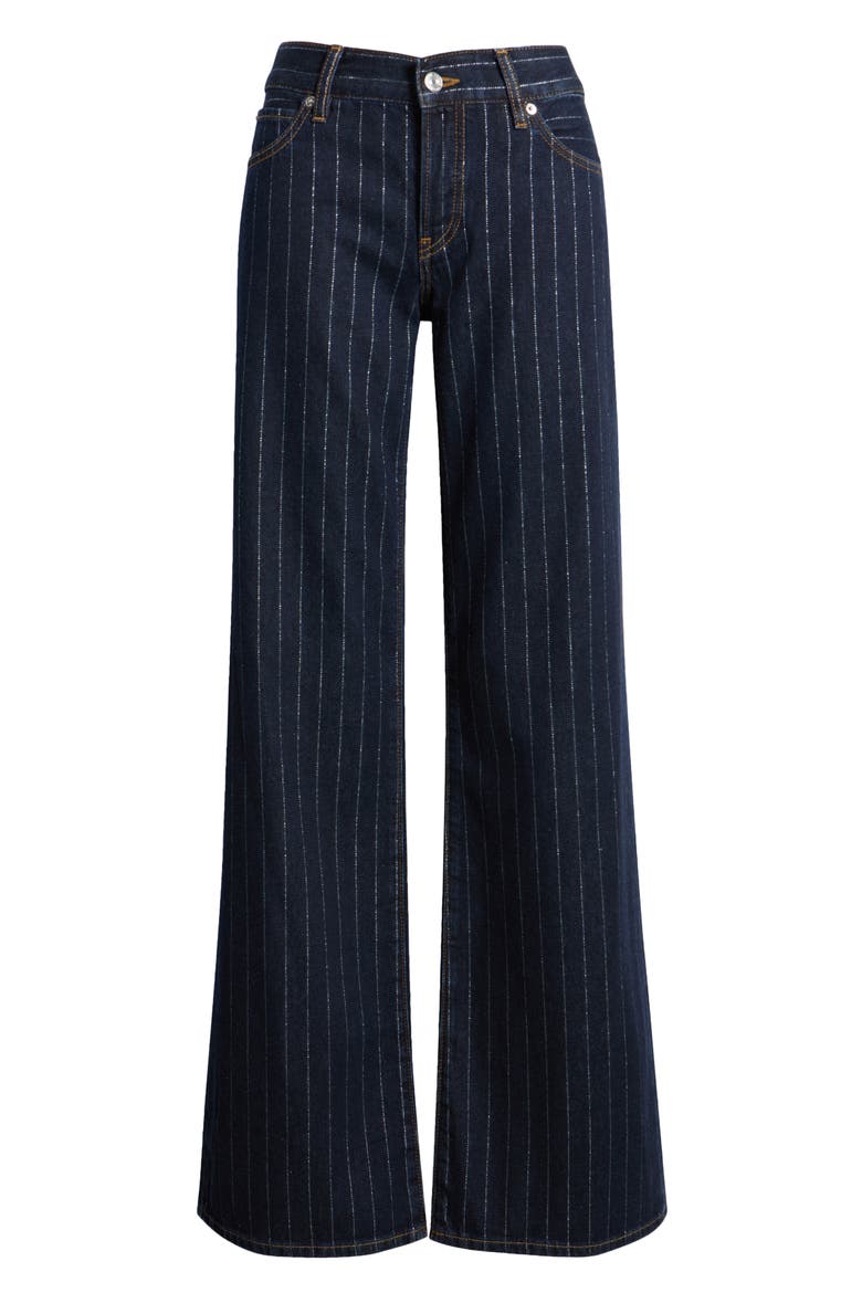 The Saturday High Waist Straight Leg Jeans, Alternate, color, MOON THREAD