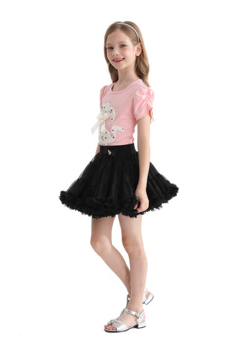 Mimi Tutu Puppy-appliqué T-shirt In Pink