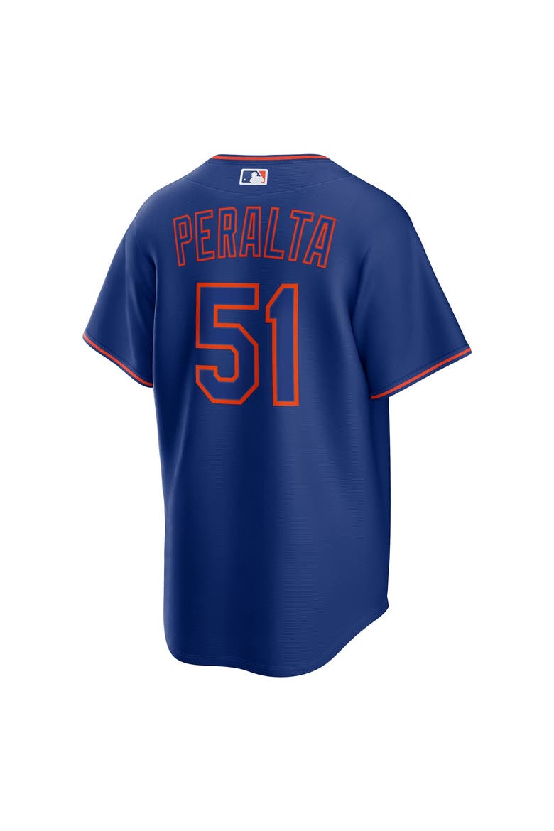 Men's Nike Freddy Peralta Royal New York Mets Alternate Replica Jersey, Alternate, color, Royal