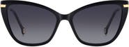 Carolina Herrera 55mm Gradient Rectangular Sunglasses