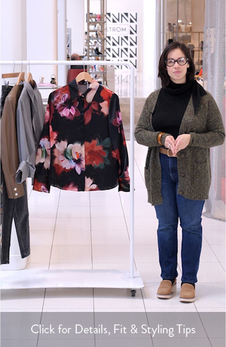 Soffy Floral Button-Up Shirt, sales video thumbnail