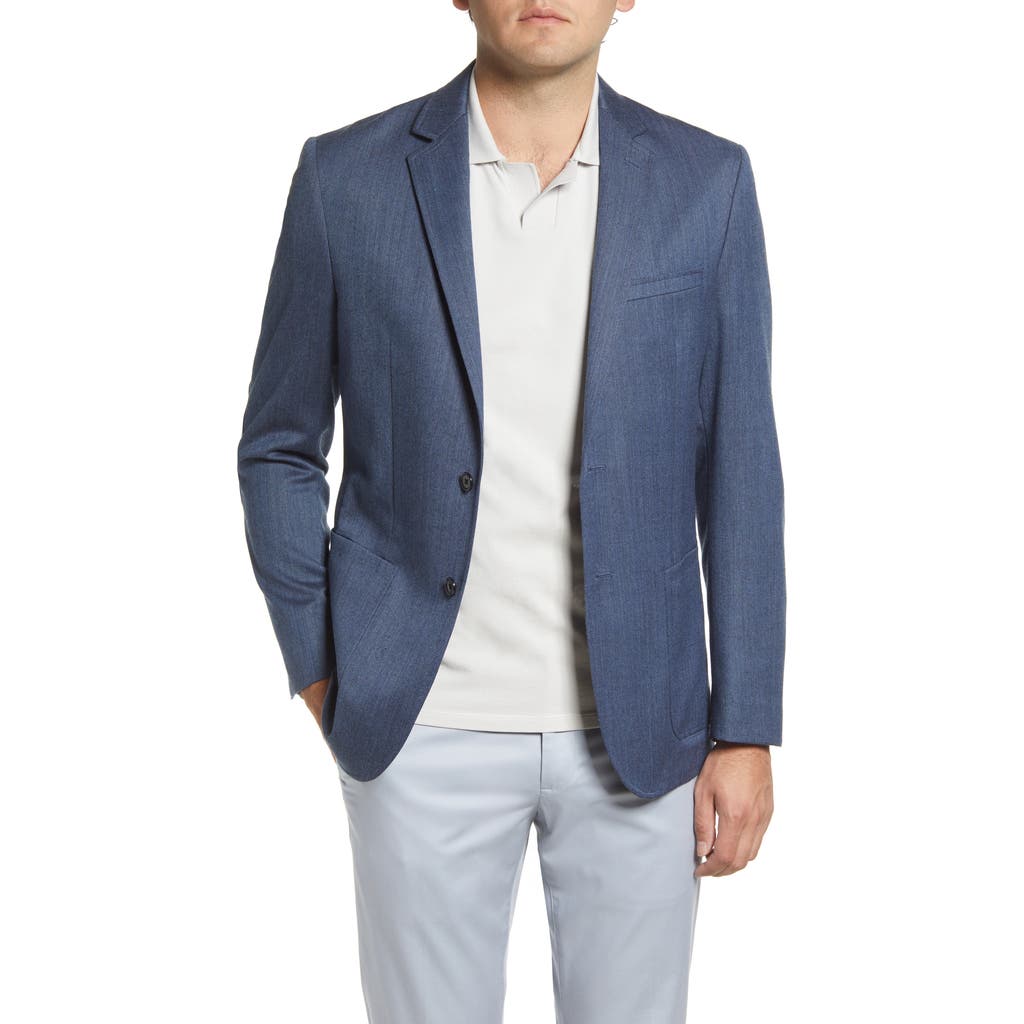DANIEL HECHTER Haven Twill Wool Blend Sport Coat in Blue  product