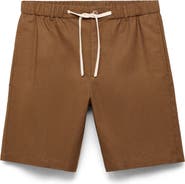MANGO Cotton
Linen Bermuda Shorts