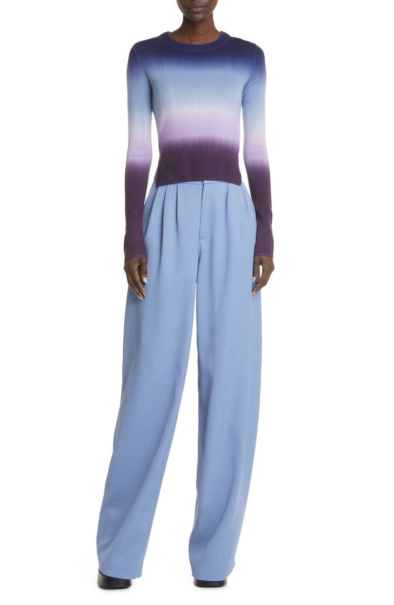 Altuzarra Tyr Pleated Wide Leg Pants, Alternate, color, 