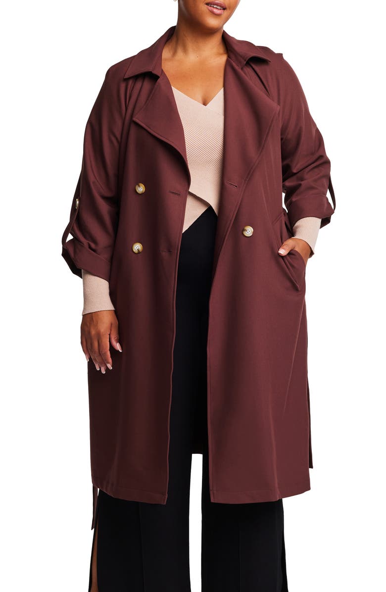 Estelle Noella Trench Coat, Main, color,