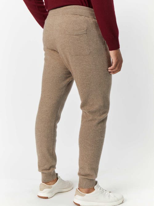 Gobi Mongolian Cashmere Cashmere  Jogger In Taupe