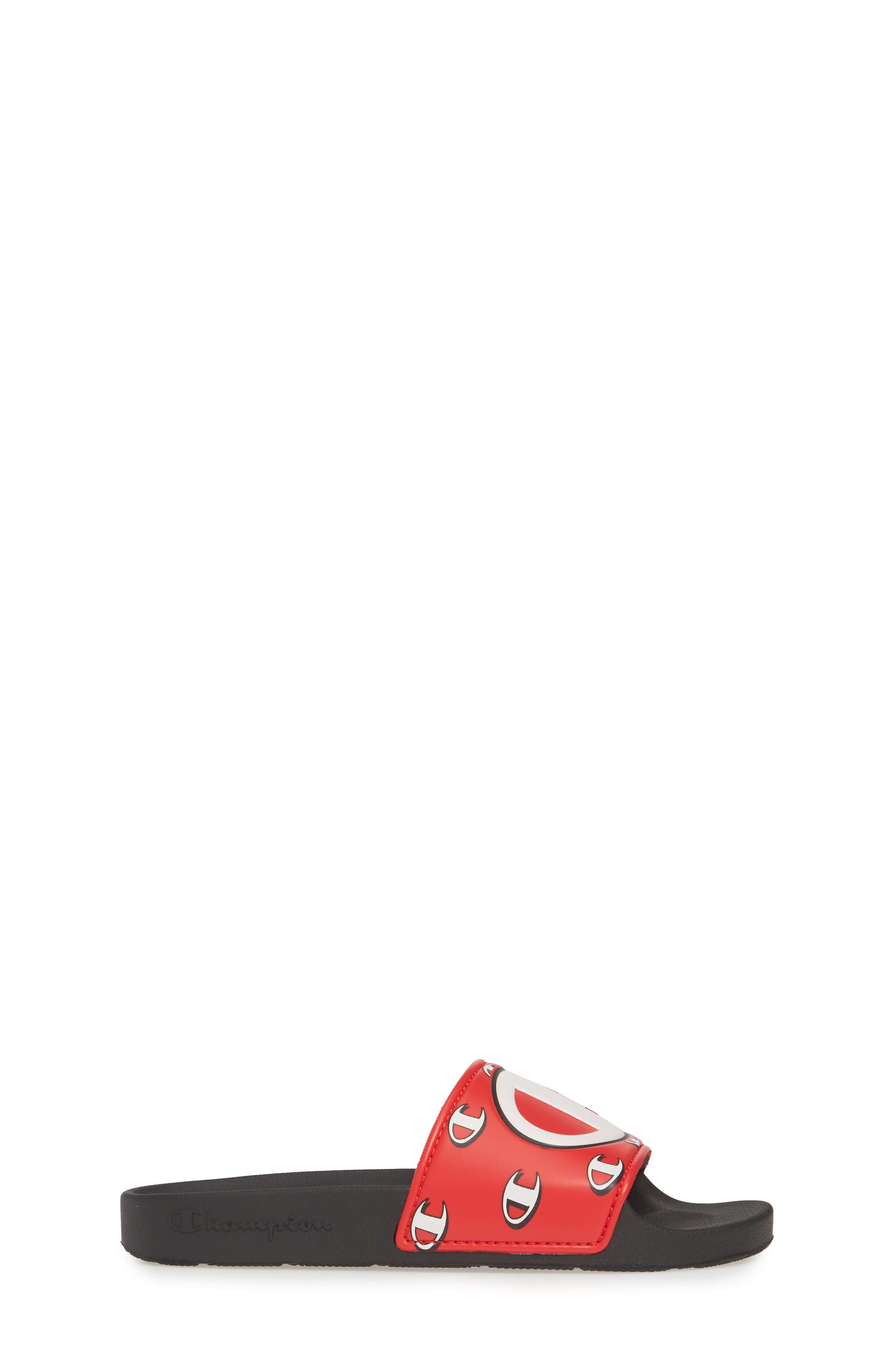 Repeat Sport Slide Sandal, Alternate, color, BLACK/ RED