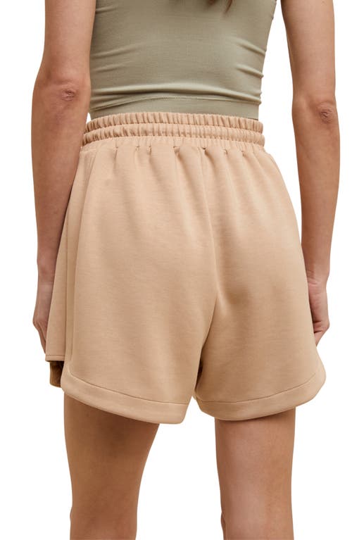 Wishlist Scuba Knit Shorts In Brown