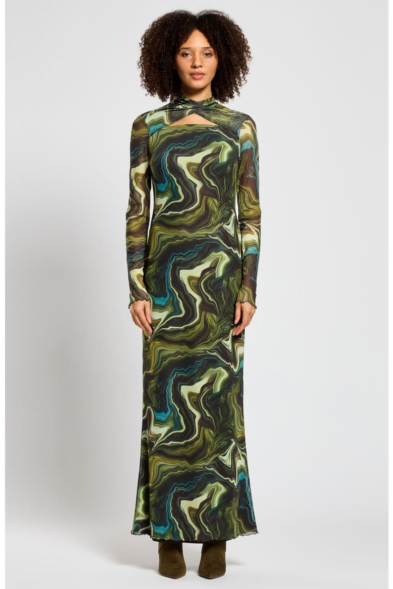 Nasira Dress, Main, color, Abstract print