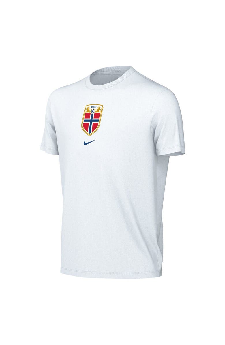 Nike Youth Nike White Norway National Team Crest T-Shirt, Alternate, color, White
