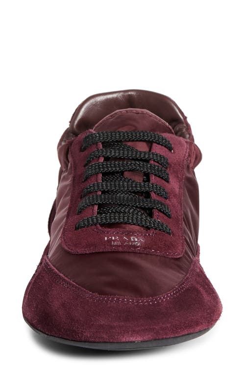 Prada Collapse Re-nylon And Suede Sneakers