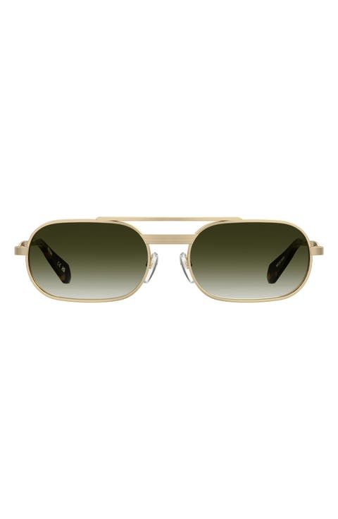 56mm Oval Sunglasses