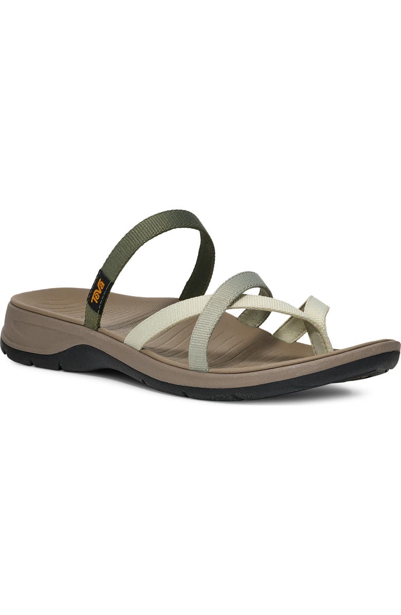 Teva TirraTraveler Flip Slide Sandal, Main, color, Seagrass Multi