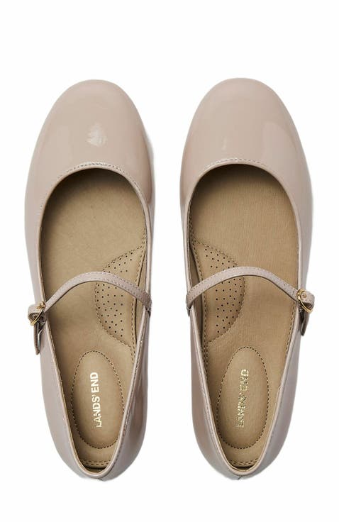 Classic Leather Mary Jane Flats