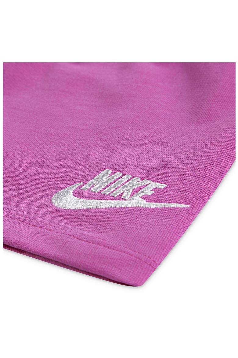 French Terry T-Shirt and Shorts Set, Alternate, color, PLAYFUL PINK