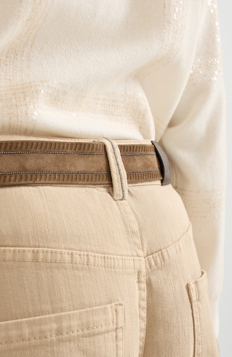 Brunello Cucinelli Five-pocket trousers, Alternate, color, Biscuit